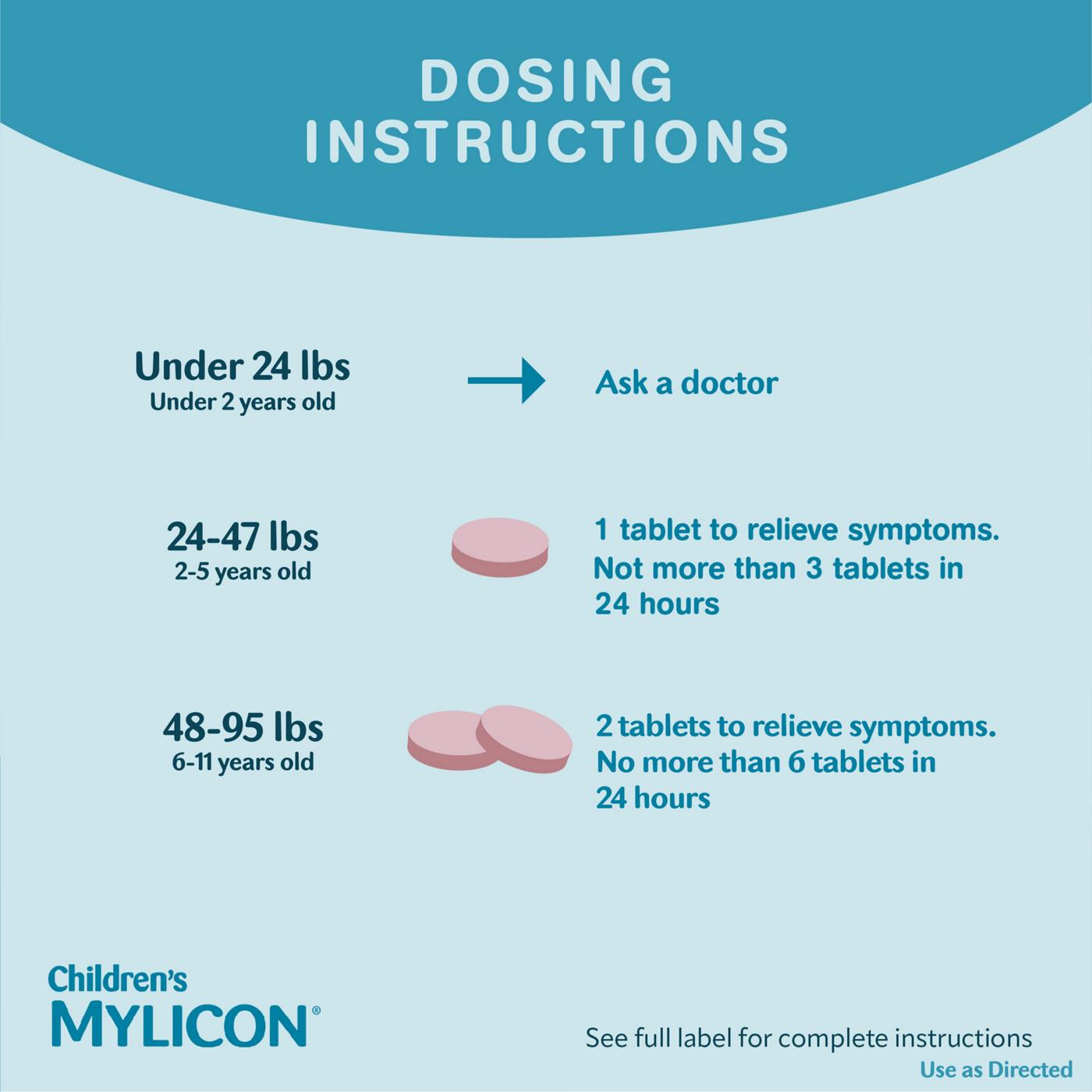 Mylicon Children's Tummy Relief Antacid Chews; image 3 of 9