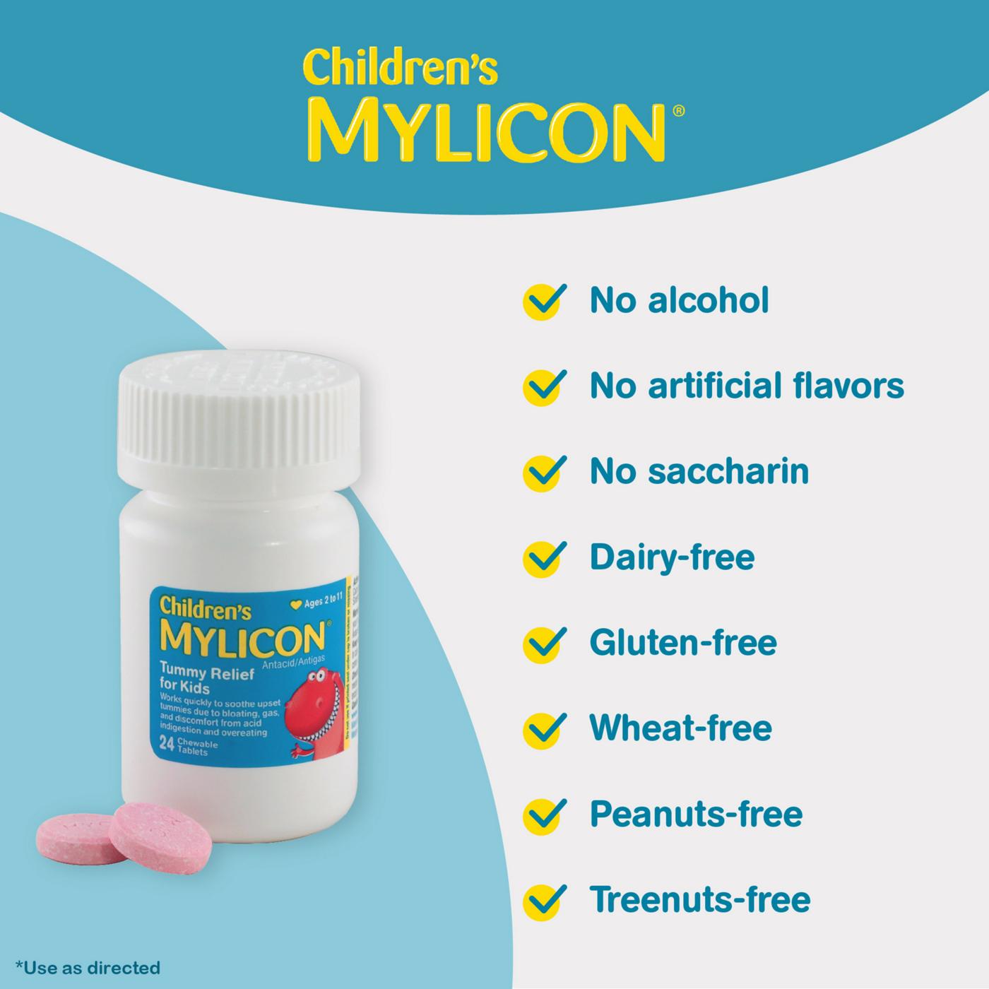 Mylicon Children's Tummy Relief Antacid Chews; image 5 of 9