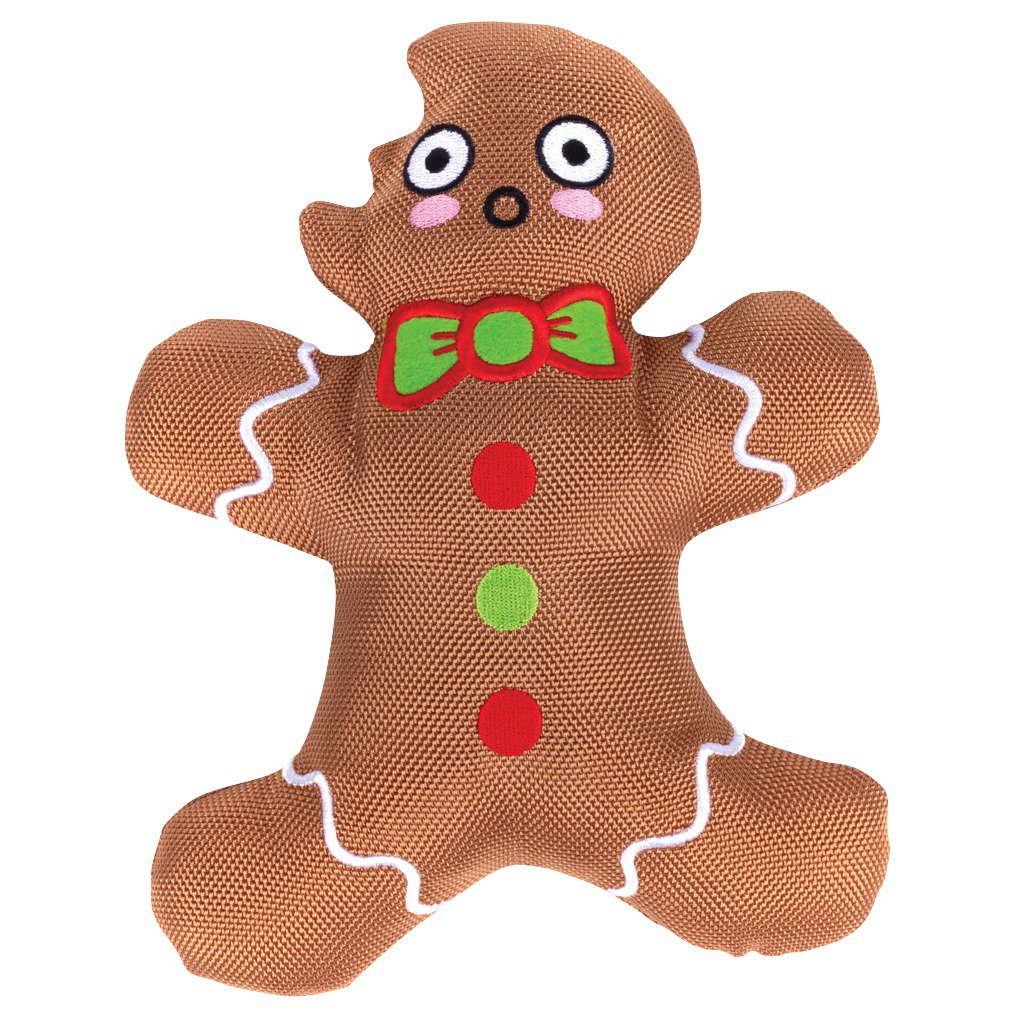 gingerbread man plush with scarf by ganz