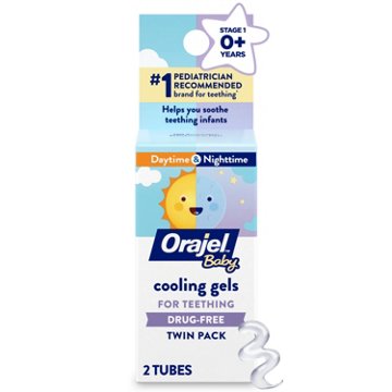 Baby Orajel Teething Gels Daytime & Nighttime Twin Pack, .18 oz