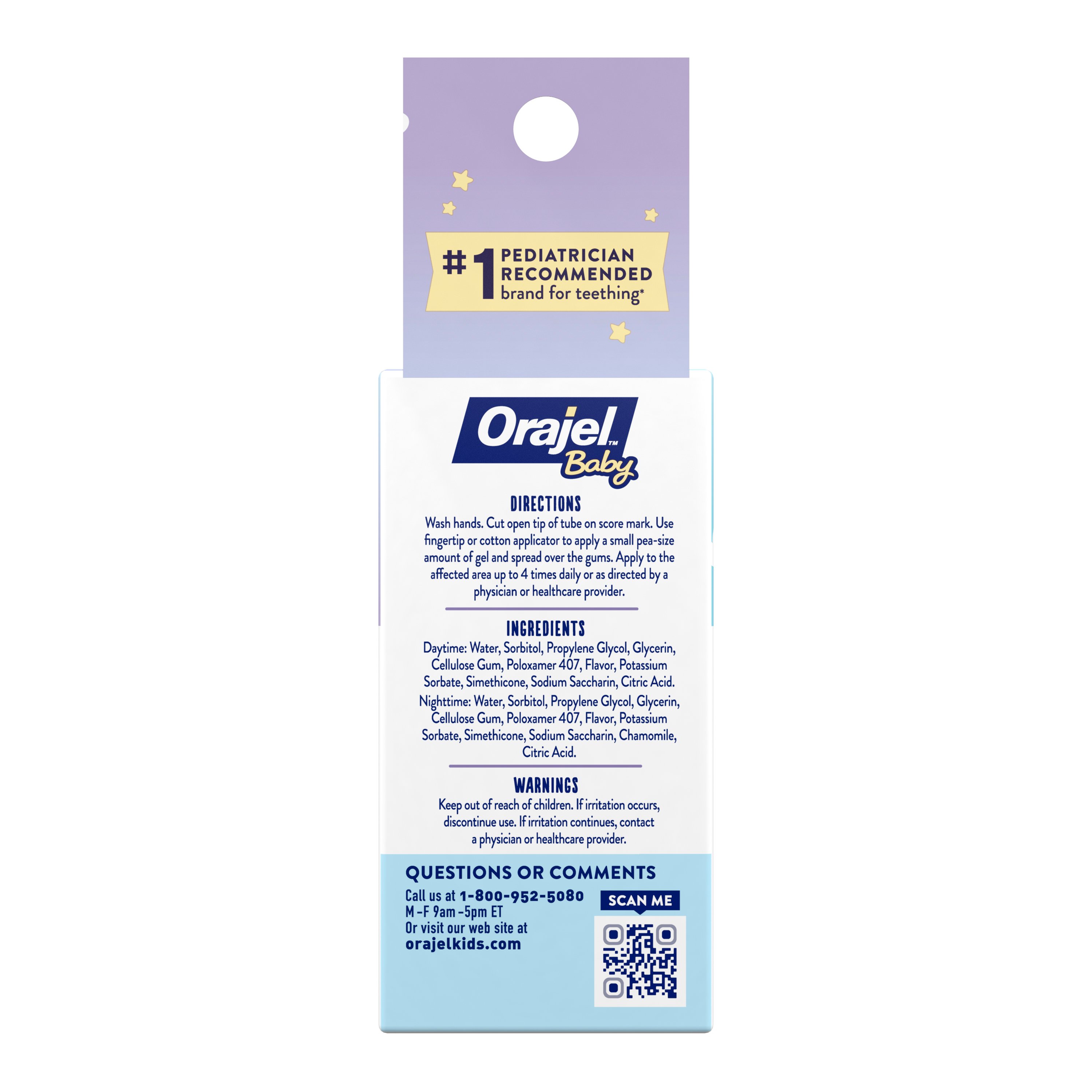 Using orajel best sale on baby