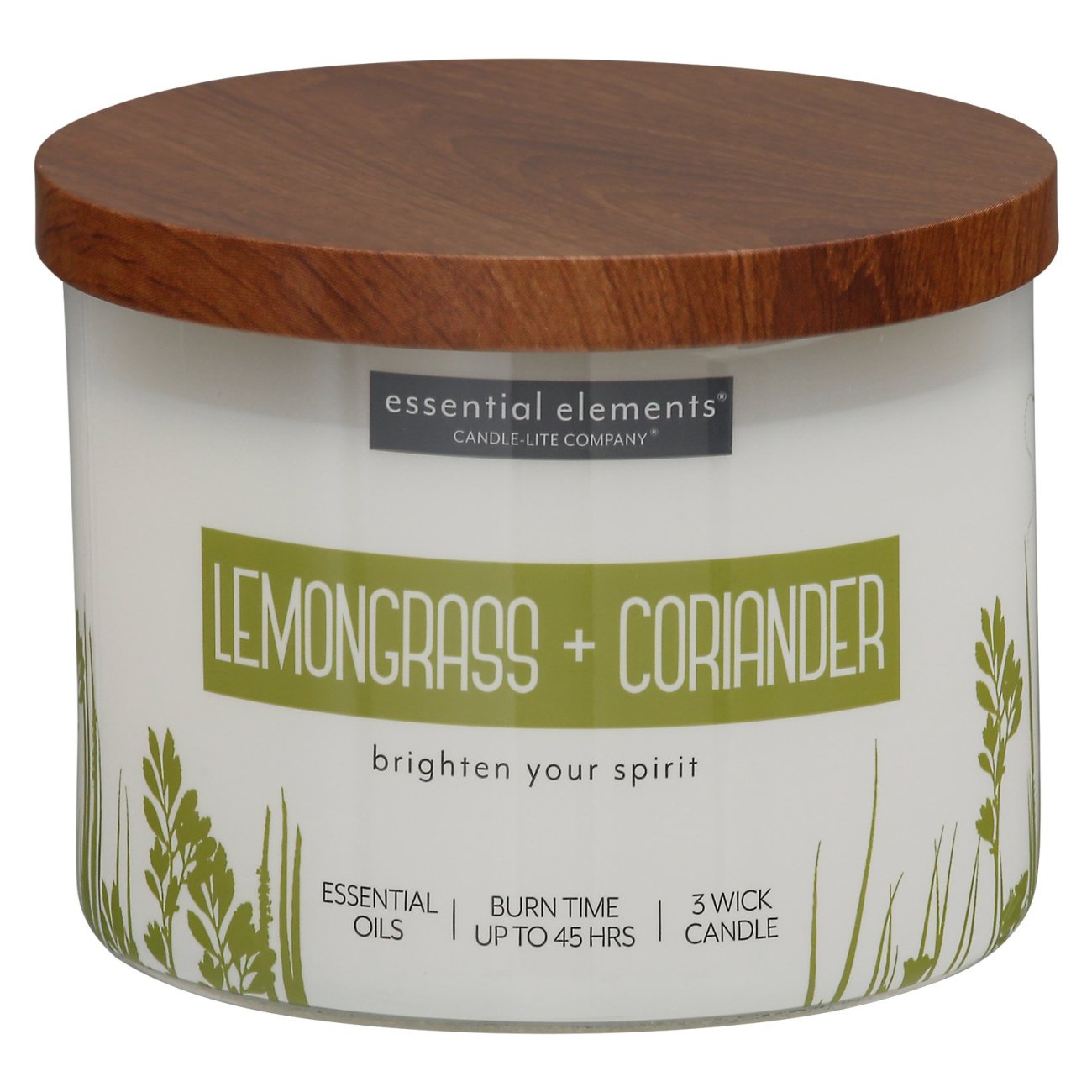 Candlelite Essential Elements Lemongrass & Coriander Wick Candle