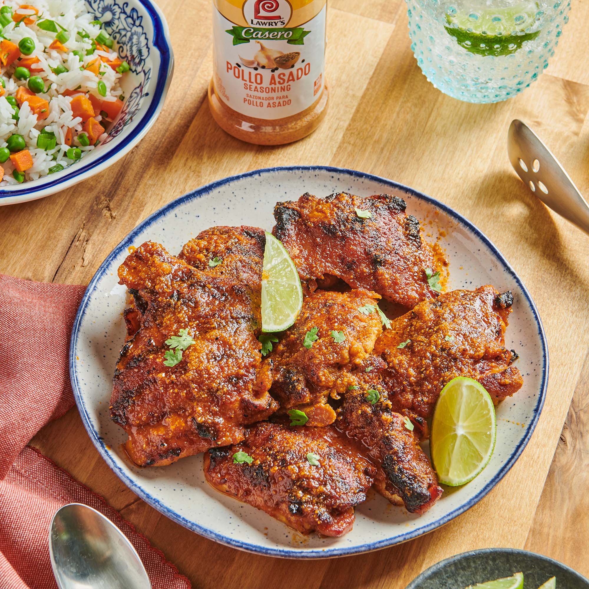 thumbnail image 2 of Lawry's Casero Pollo Asado Seasoning - 12.5 Oz (354g) - Authentic Mexican Grilled Chicken Spice 2 of 4