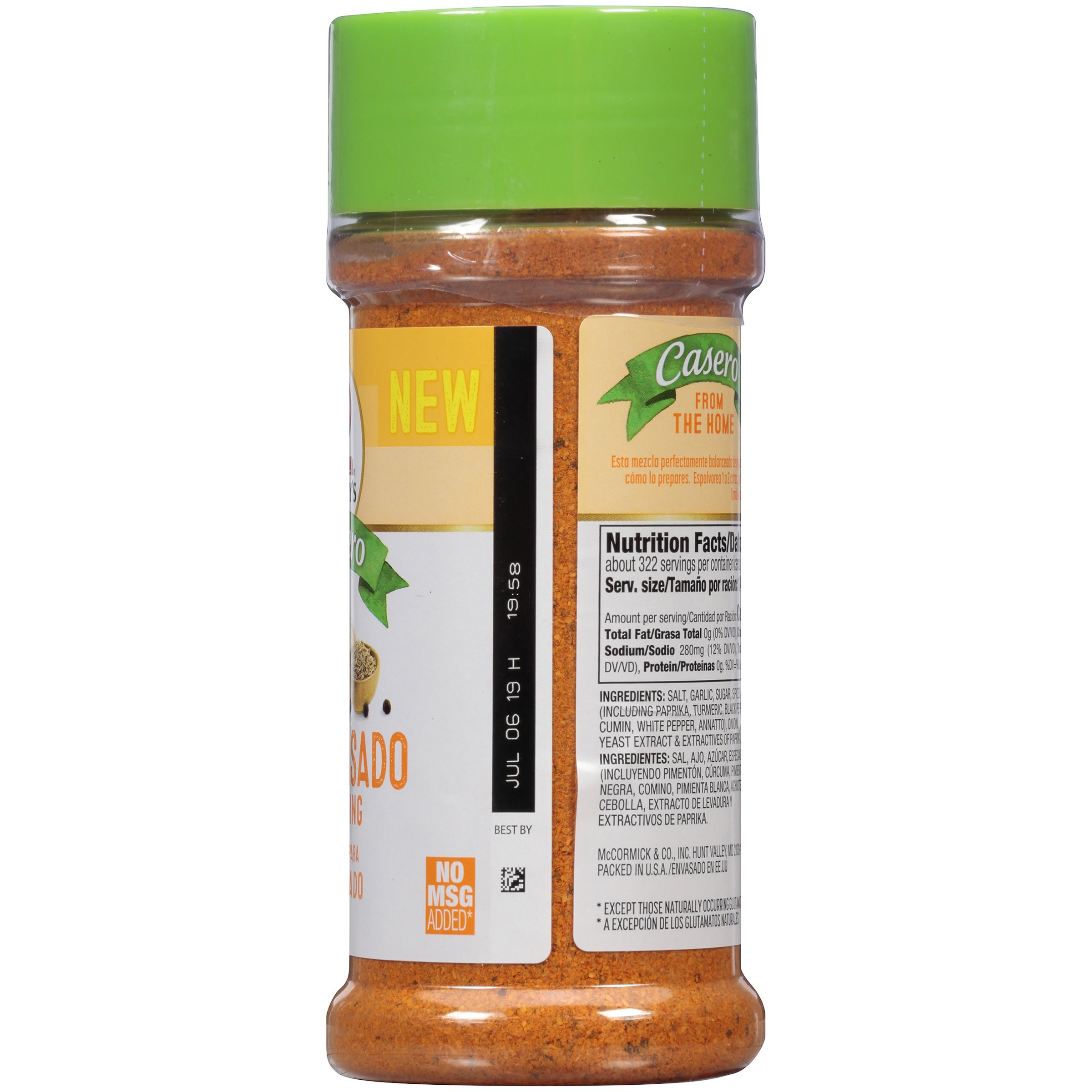 Casero, Pollo Asado Seasoning, 12.5 oz (354 g)