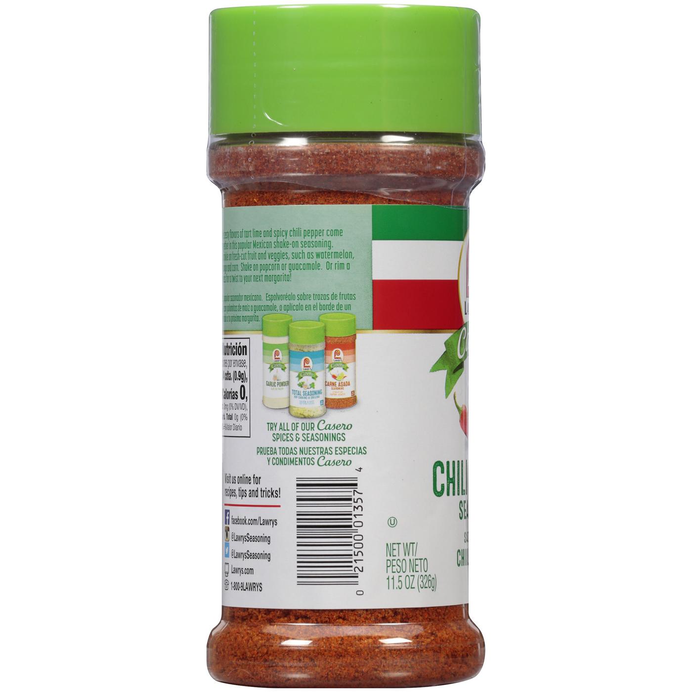 Lawry's Casero Chili & Lime Seasoning; image 7 of 7