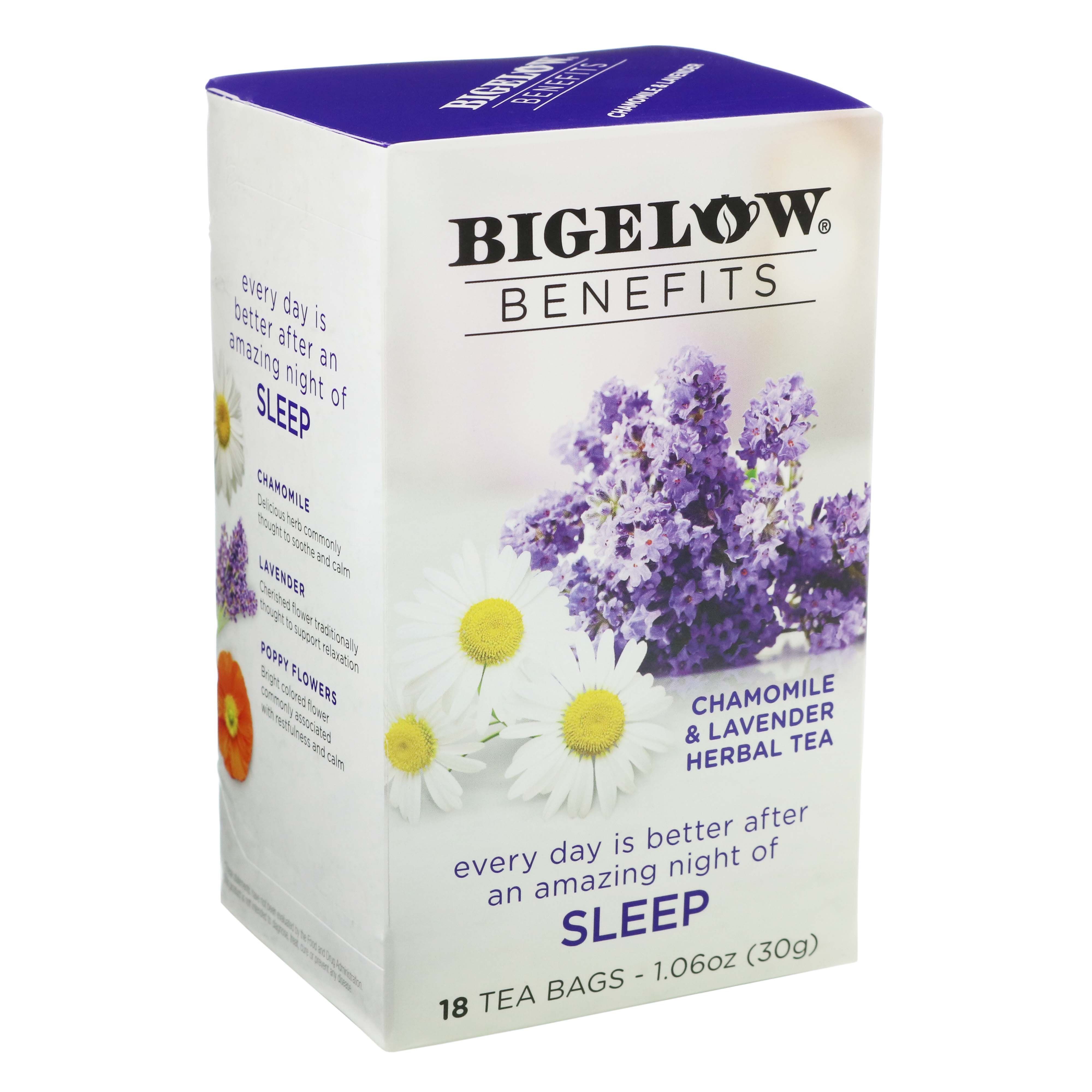 Bigelow Benefits Herbal Tea Chamomile Lavender - Shop Tea at H-E-B