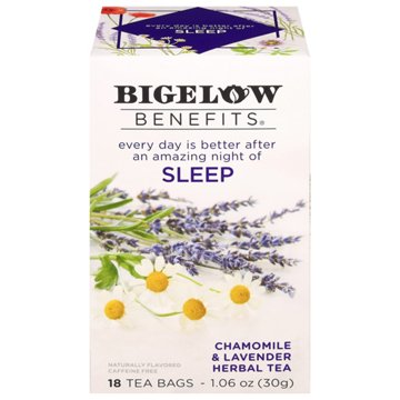 Bigelow Benefits Herbal Tea Chamomile Lavender