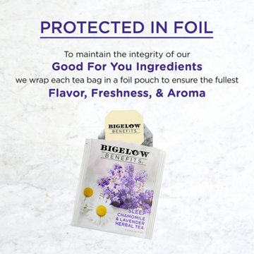 Bigelow Benefits Herbal Tea Chamomile Lavender