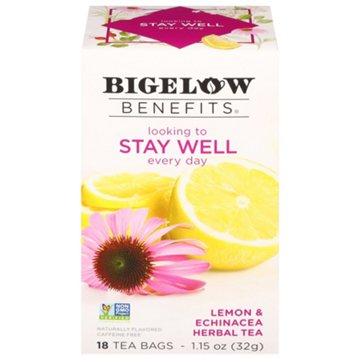 Bigelow Benefits Lemon & Echinacea Herbal Tea