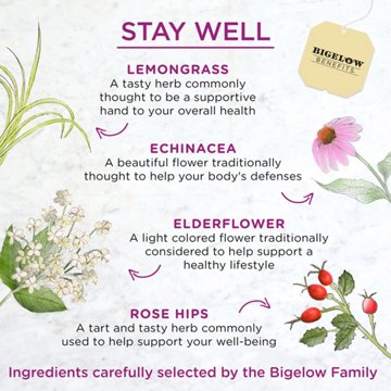 Bigelow Benefits Lemon & Echinacea Herbal Tea