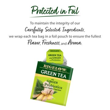 Bigelow Green Tea with Ginger+ Probiotics