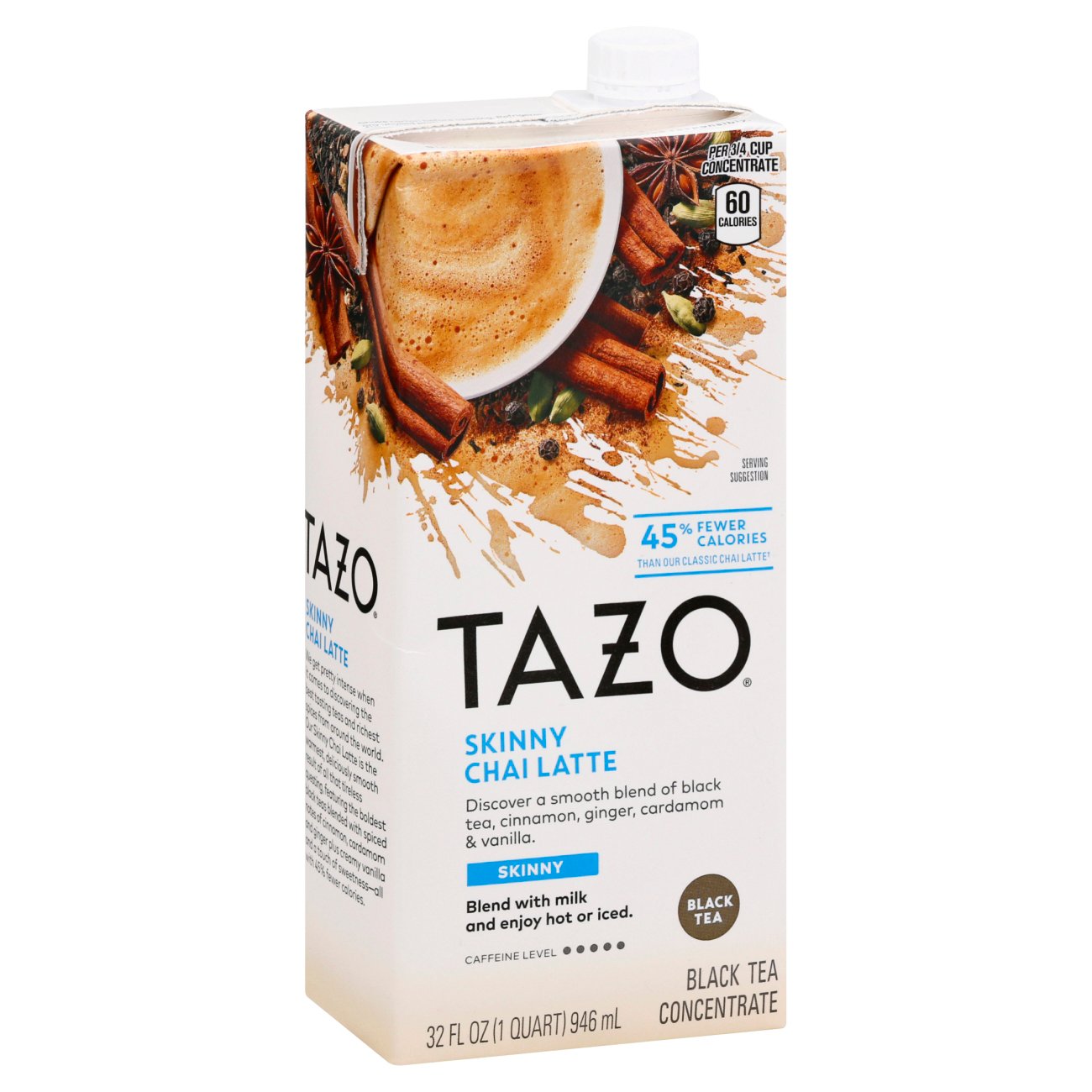 Tazo Skinny Chai Latte Black Tea Concentrate Shop Tea at HEB