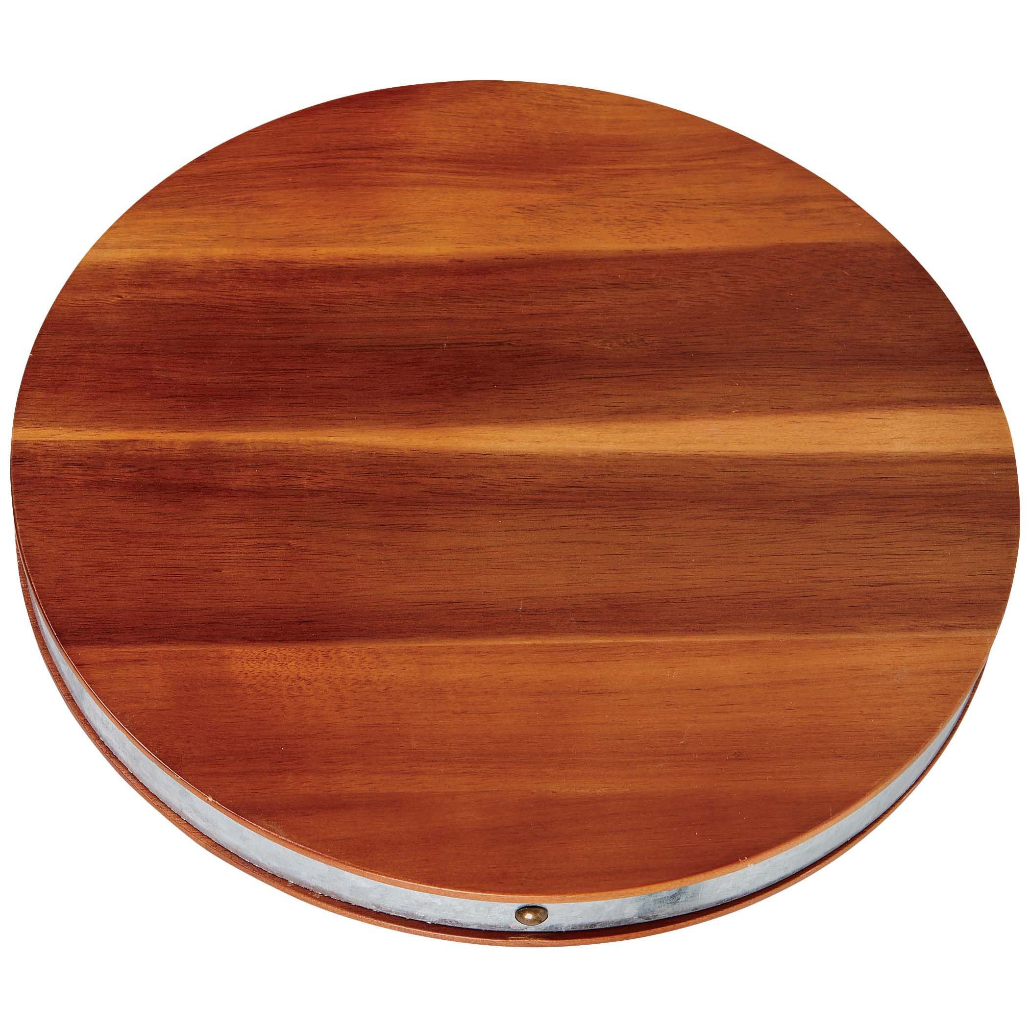 Kitchen & Table by HEB Galvanized Acacia Round Cutting Board Shop