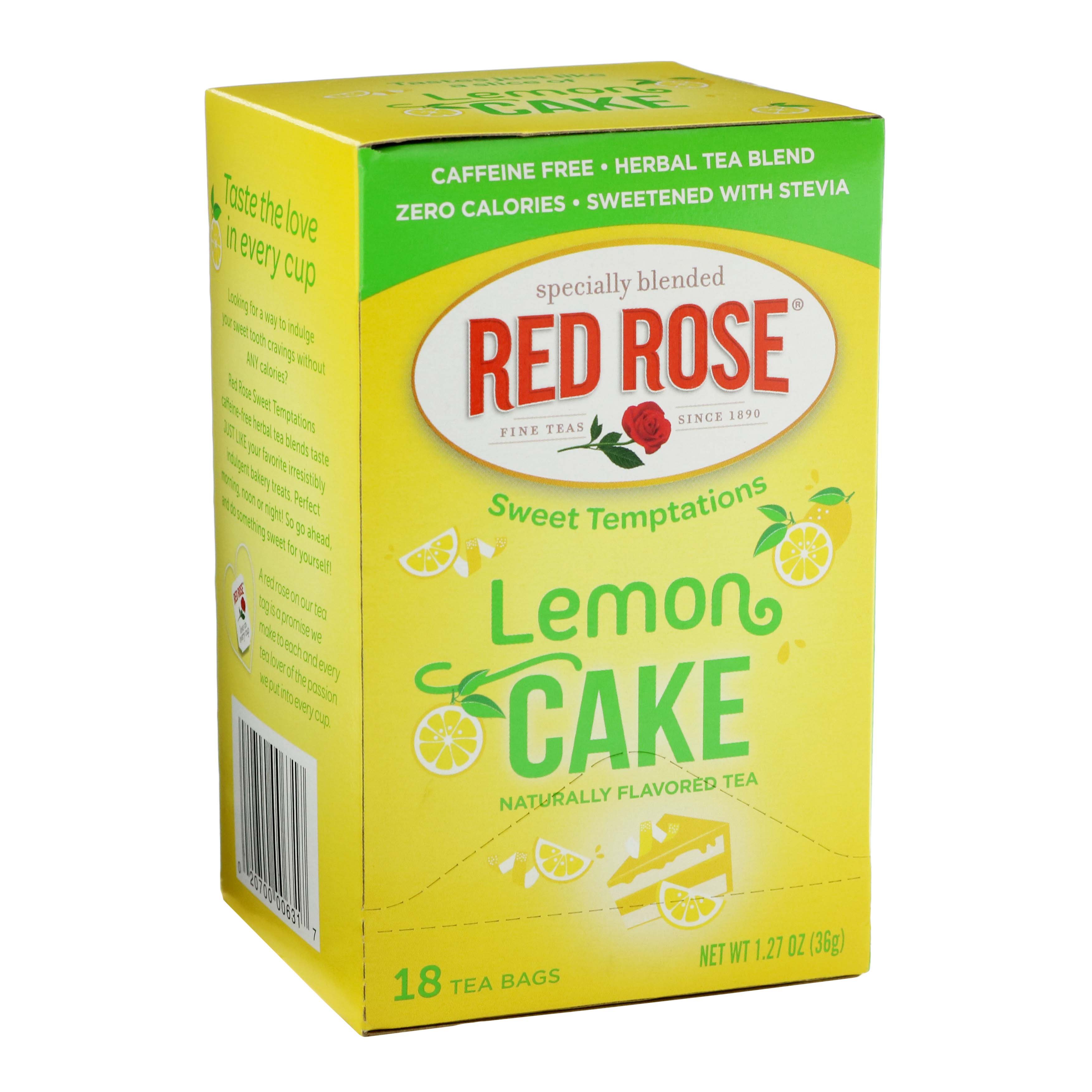 Red Rose Sweet Temptations Lemon Cake Tea Shop Tea at HEB
