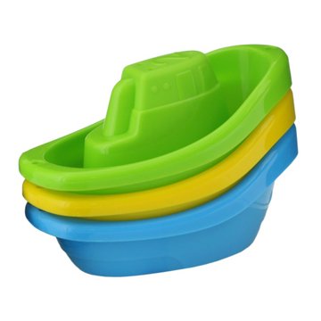 Munchkin Little Boat Train, Colors May Vary, 3 ct