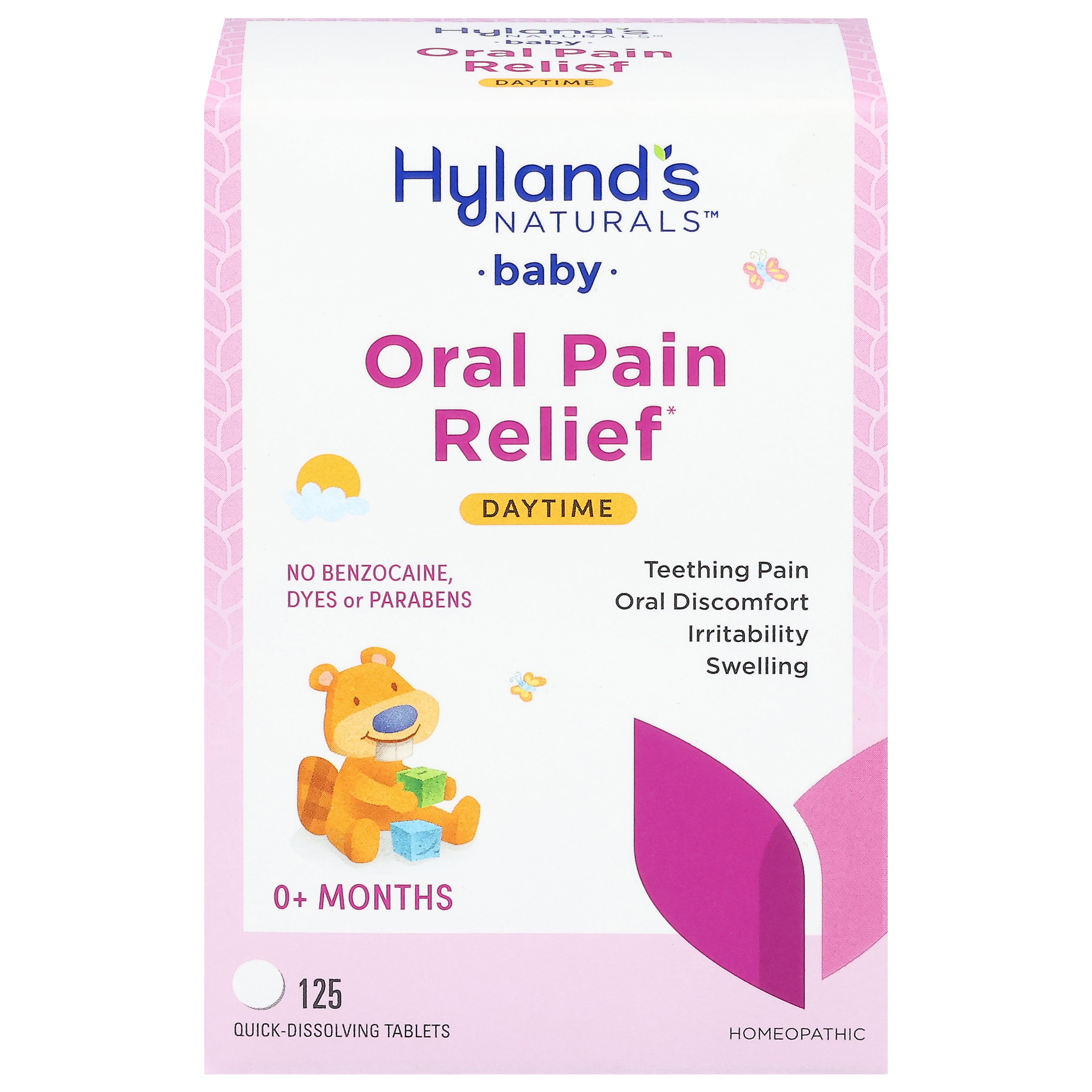 Hyland's Naturals Baby Oral Pain Relief, 125 Tablets, 49% OFF