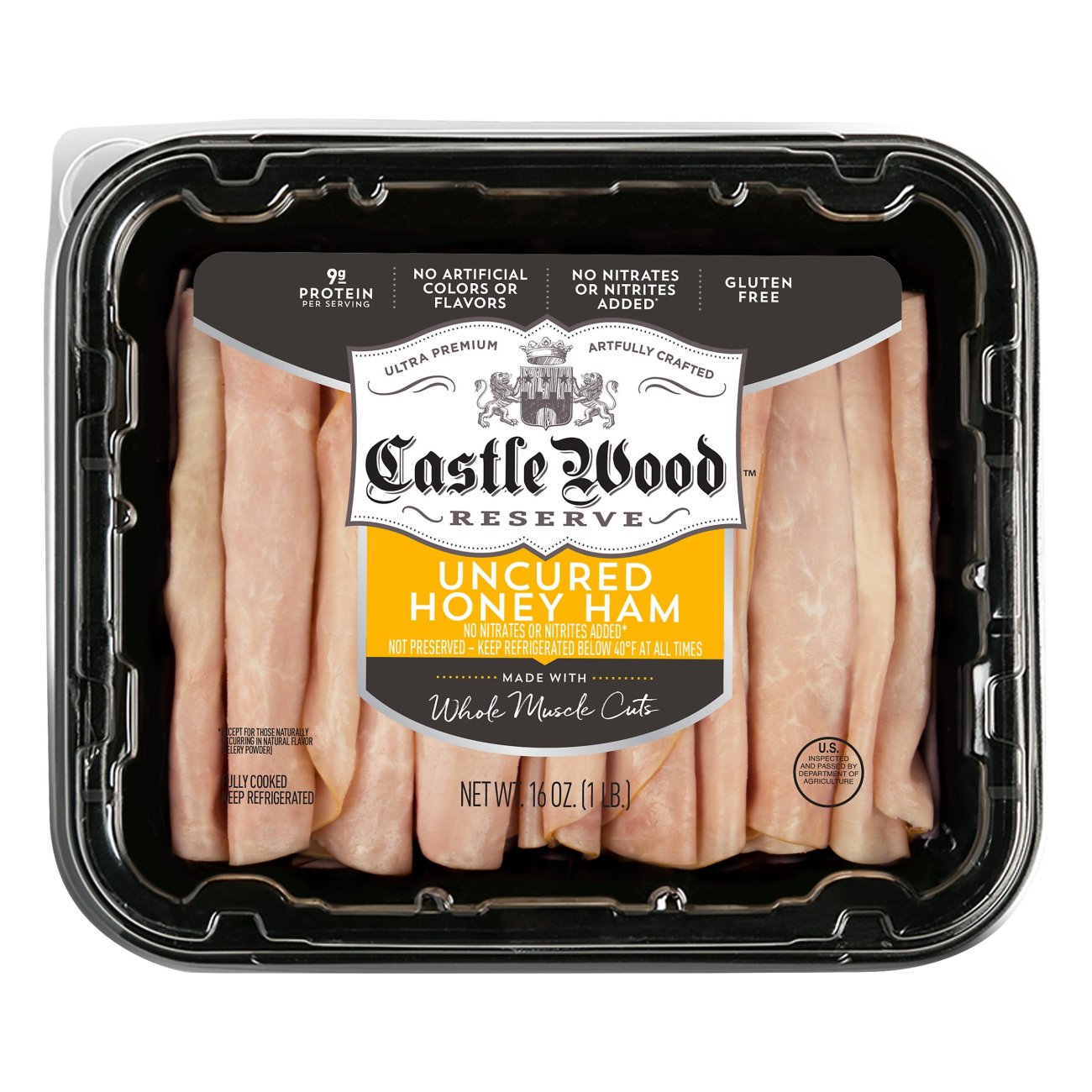 Castle Wood Reserve Uncured Honey Ham Shop Meat at HEB