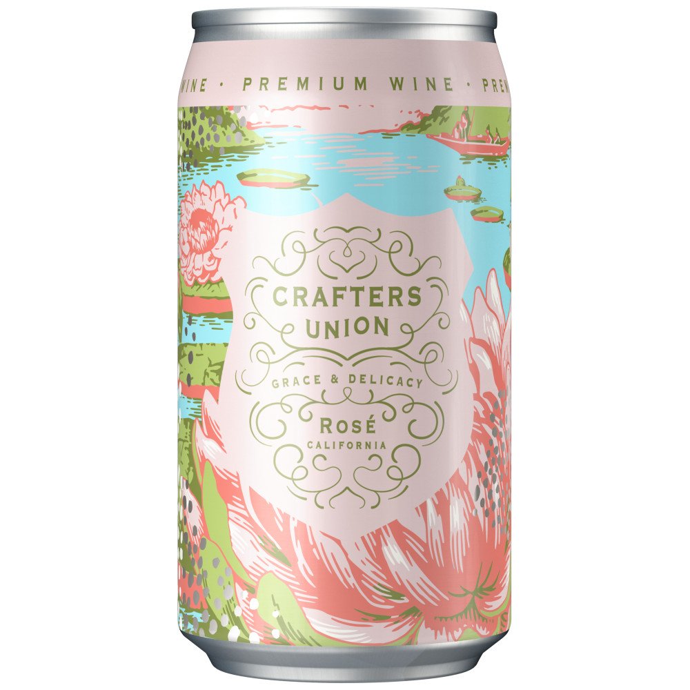 Crafters Union Rose Canned Wine Shop Wine at HEB