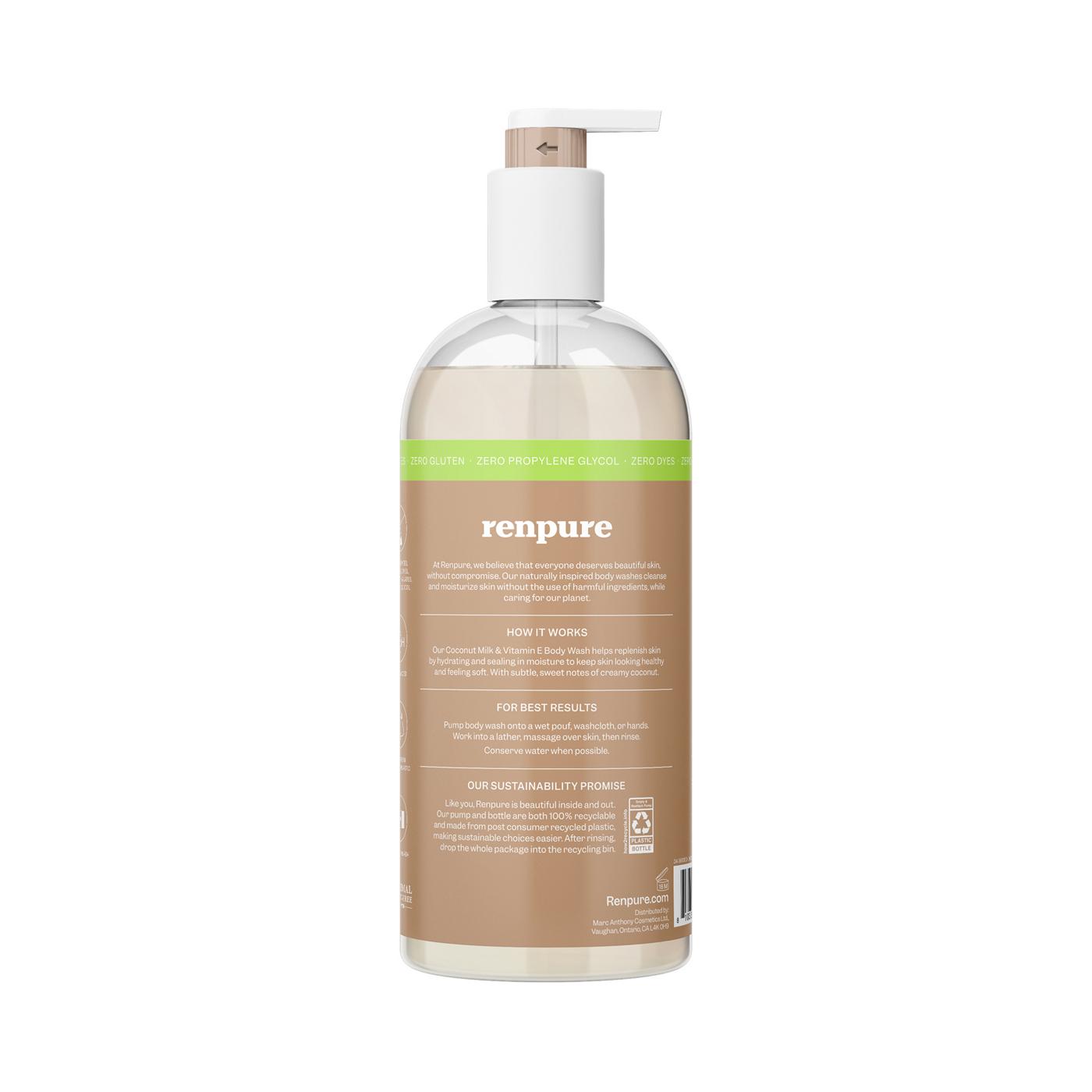 Renpure Moisturizing Body Wash - Coconut Milk & Vitamin E; image 4 of 5