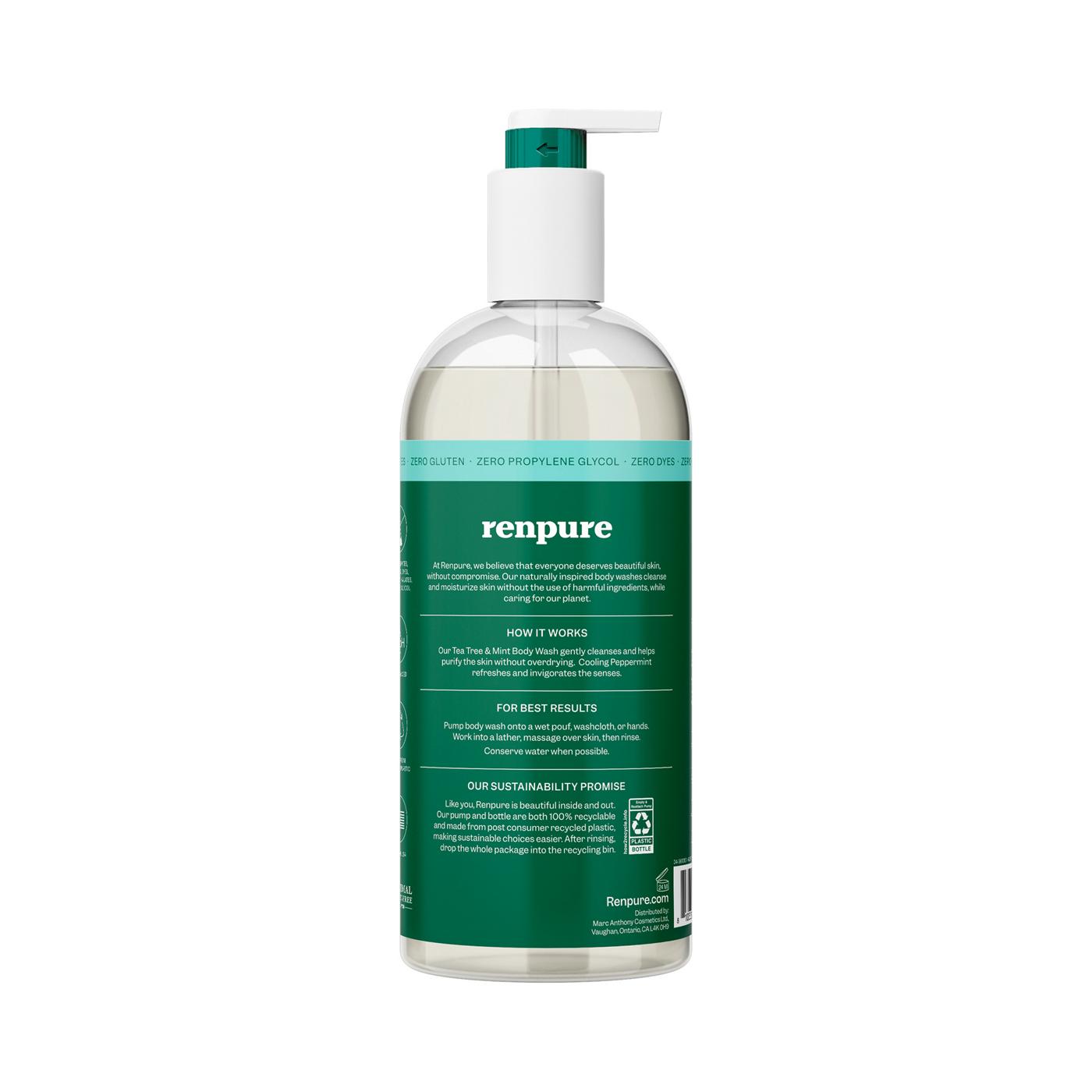 Renpure Purifying Body Wash - Tea Tree & Mint; image 3 of 6