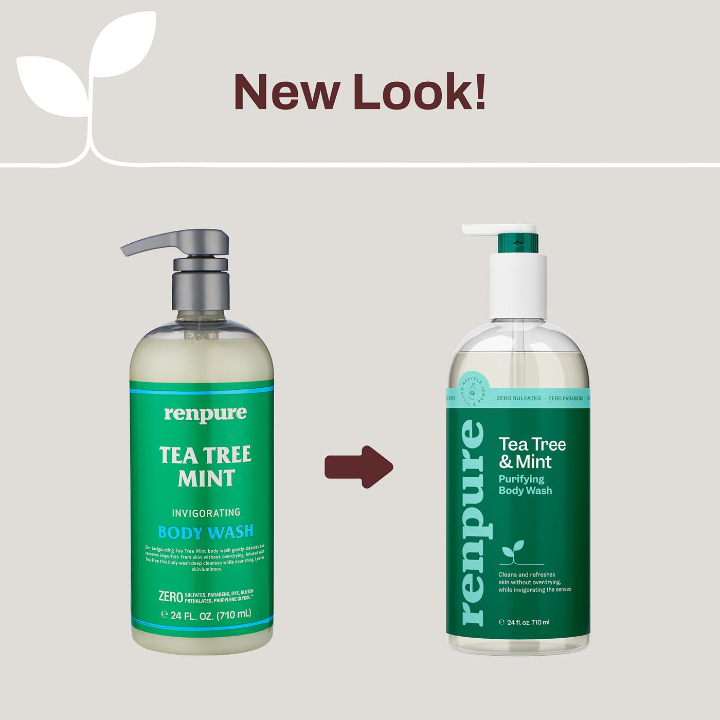 Renpure Purifying Body Wash - Tea Tree & Mint; image 4 of 6