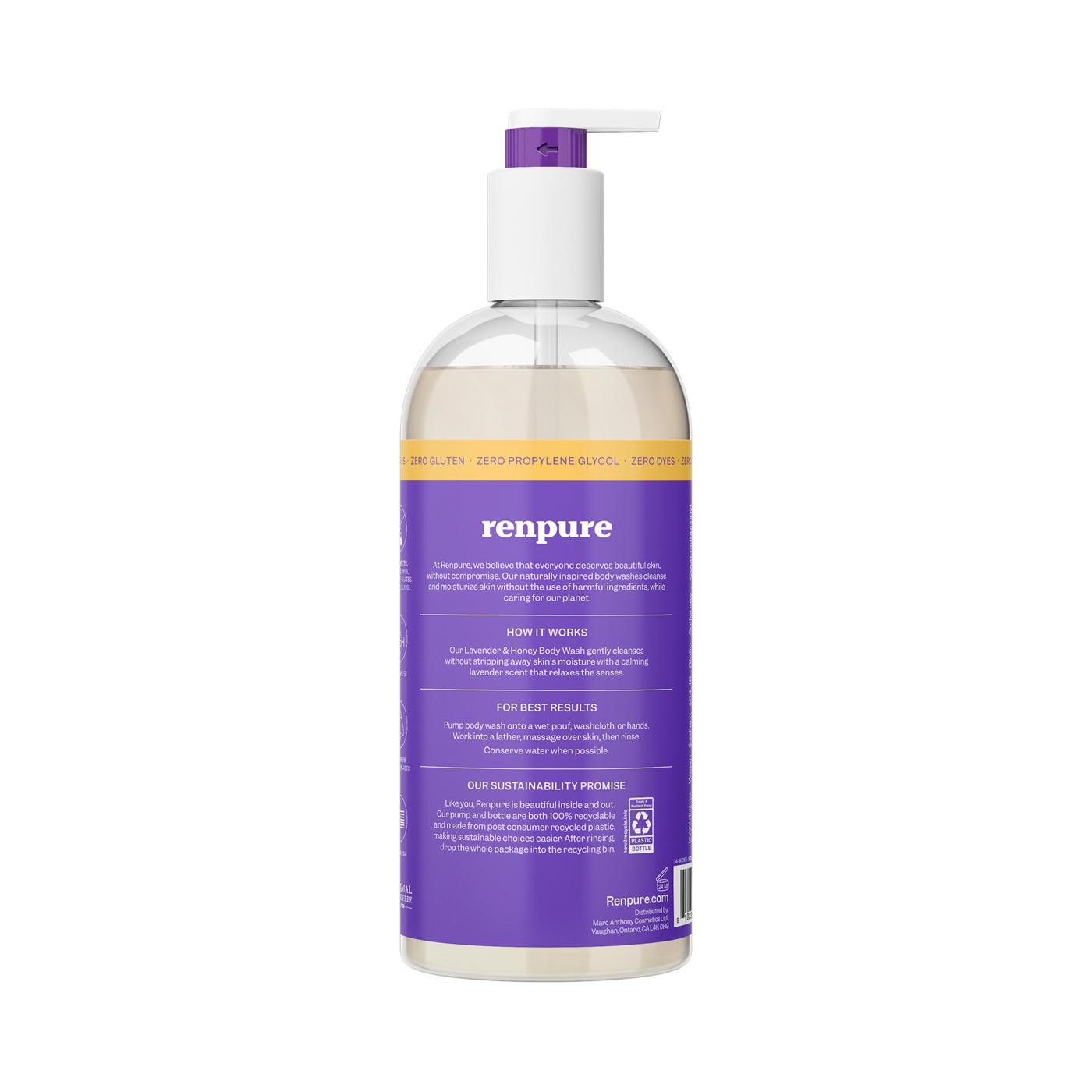 Renpure Calming Body Wash - Lavender & Honey; image 6 of 6