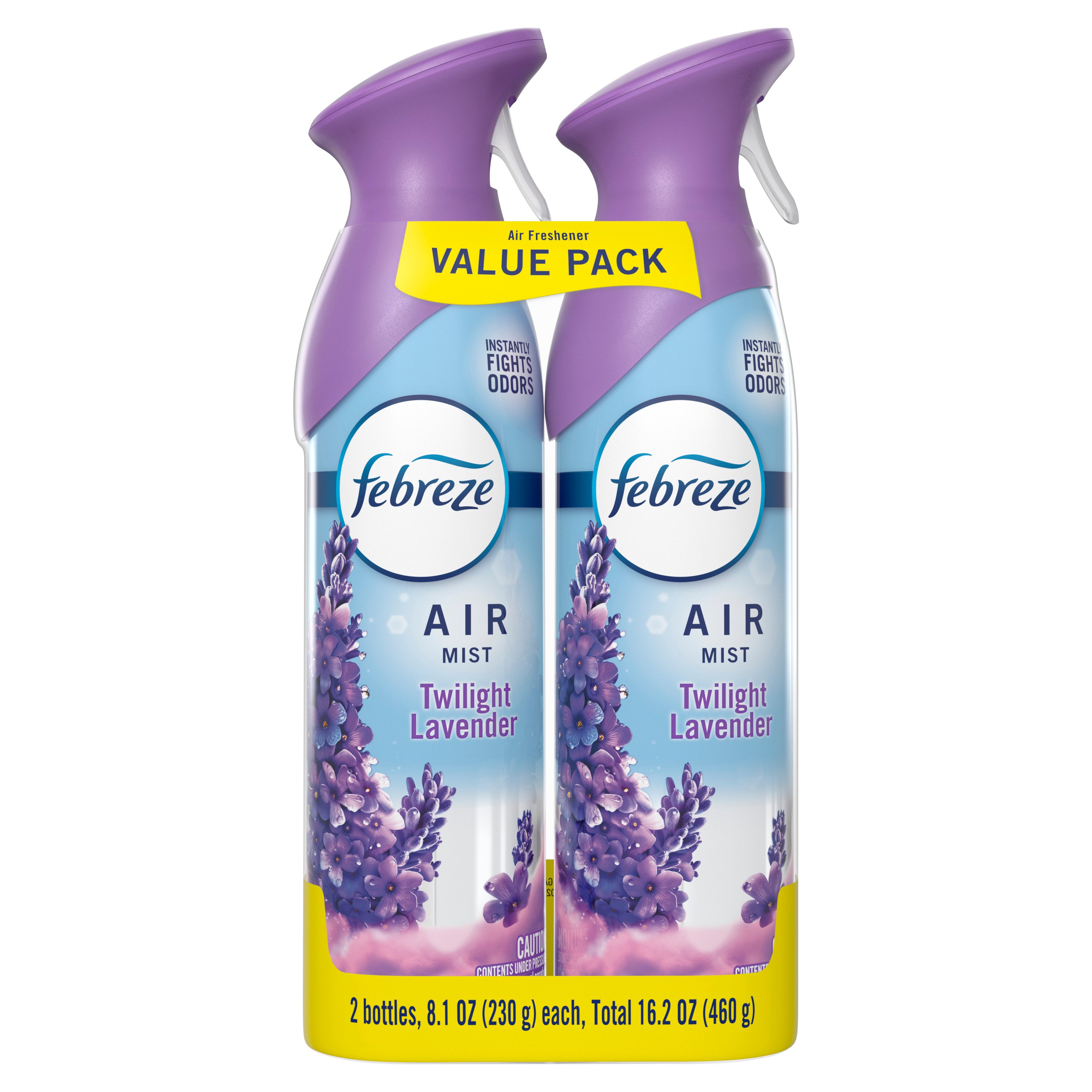 Febreze Air Mist Freshener Odor Fighting Room Spray Value Pack - Twilight Lavender Scent