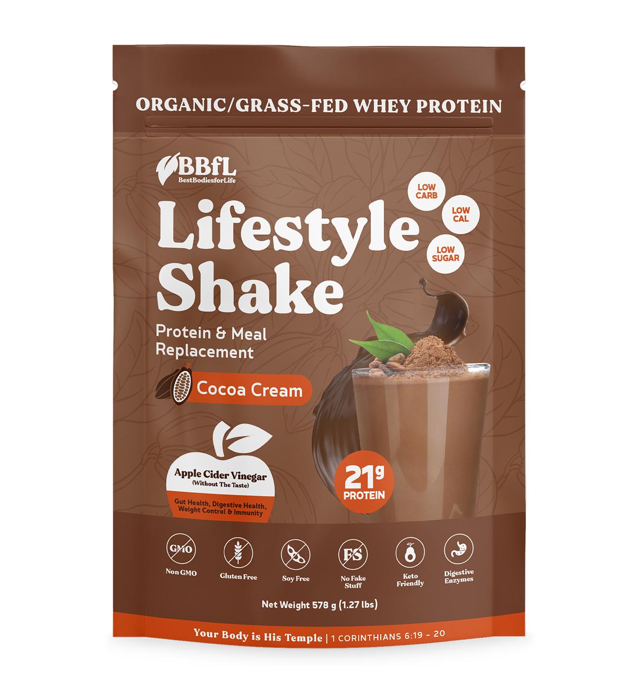 BestBodiesforLife 15g Protein & Meal Replacement Shake - Cocoa Cream; image 1 of 2