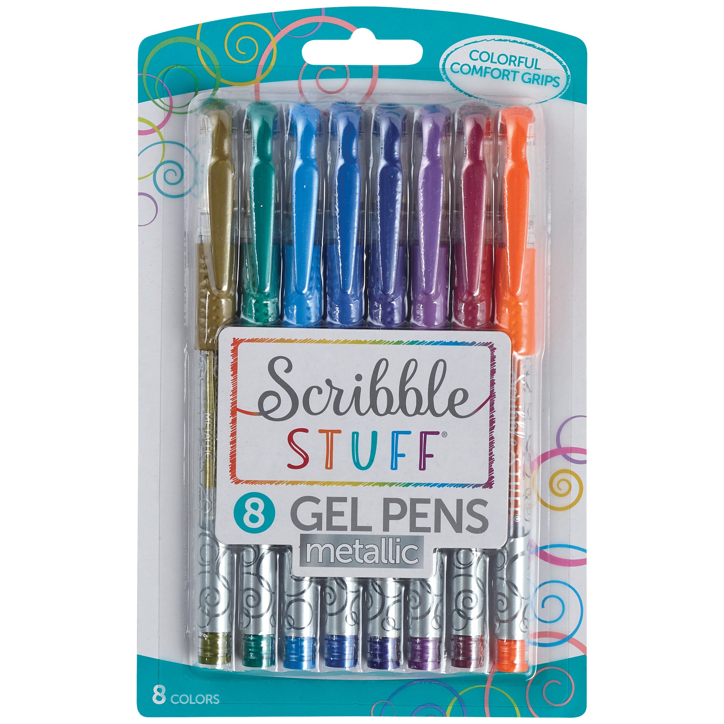 Mattel Scribble Stuff Metallic Gel Pens Shop School & Office Supplies