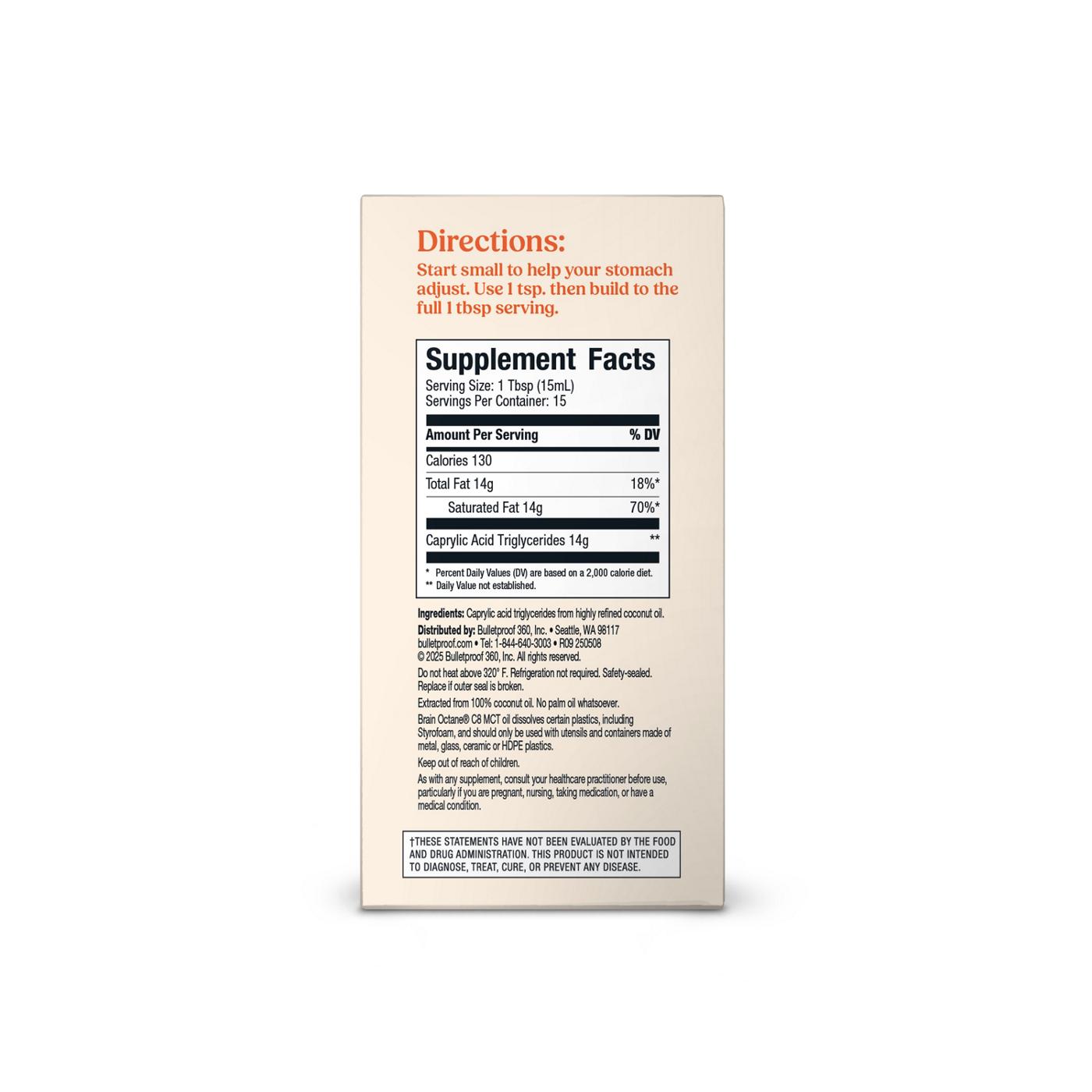 Bulletproof Brain Octane C8 MCT Oil Packets; image 3 of 4