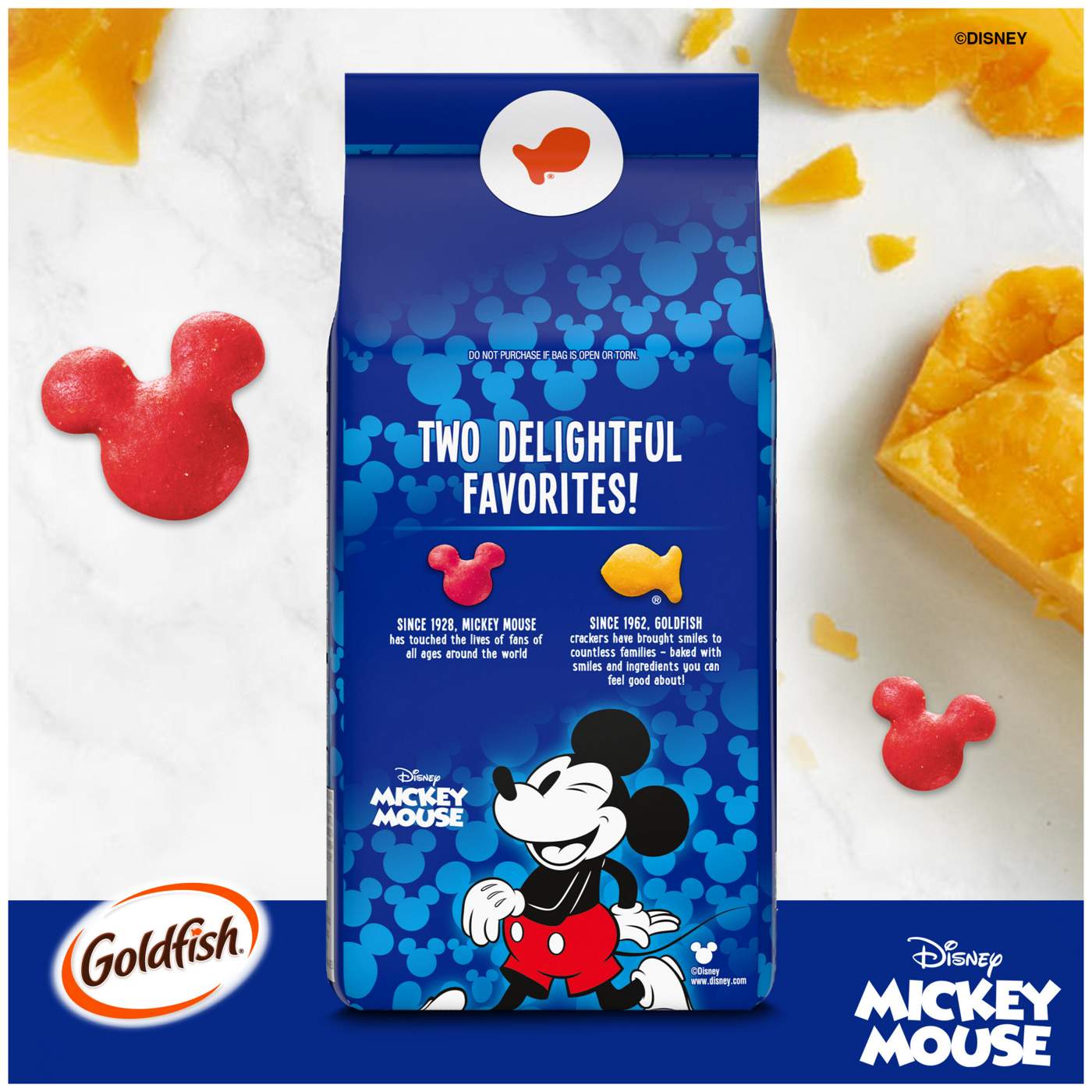 Pepperidge Farm Goldfish Disney Mickey Mouse Cheddar Crackers; image 6 of 9