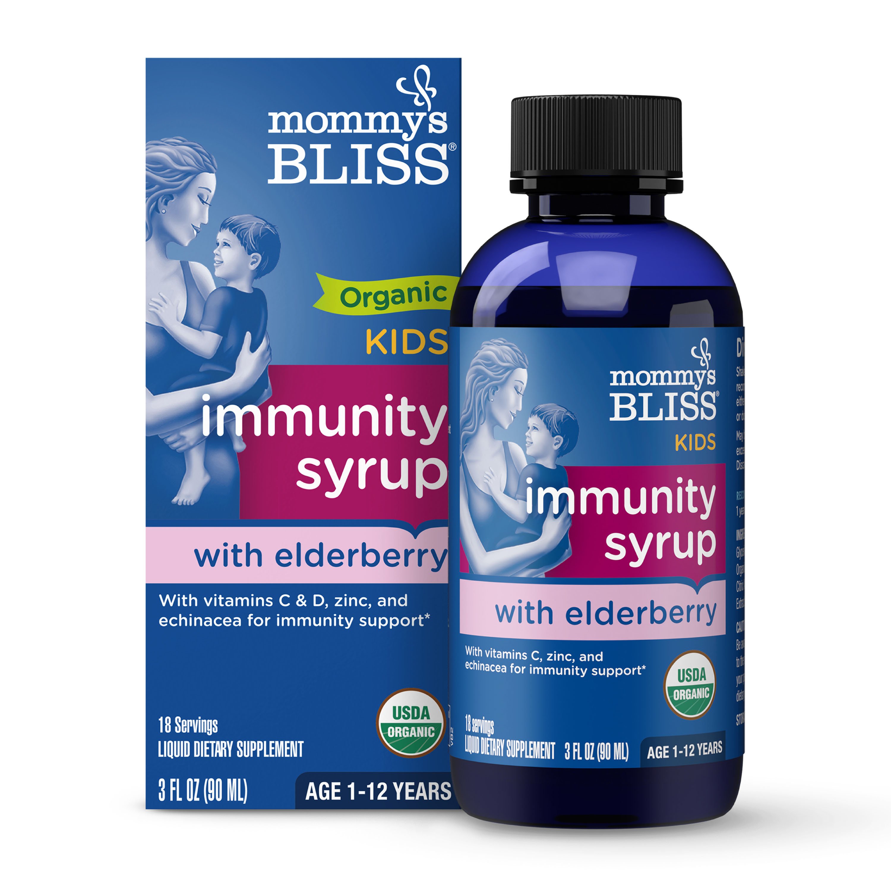 Mommy's Bliss Organic Elderberry Syrup Shop Cough, cold & flu at HEB