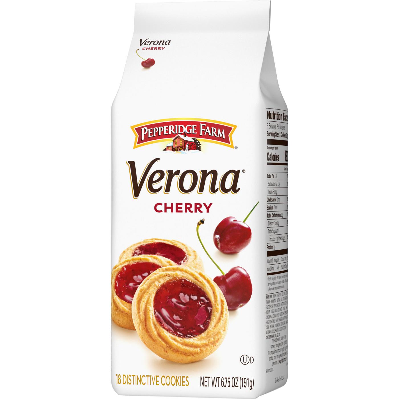 Pepperidge Farm Verona Cherry Thumbprint Cookies; image 7 of 9