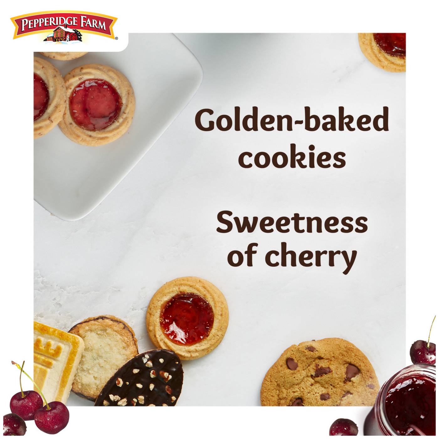 Pepperidge Farm Verona Cherry Thumbprint Cookies; image 8 of 9