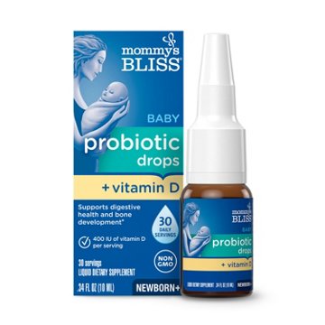 Mommy's Bliss Probiotc Drops Vitamin D, .34 oz