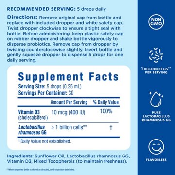Mommy's Bliss Probiotc Drops Vitamin D, .34 oz