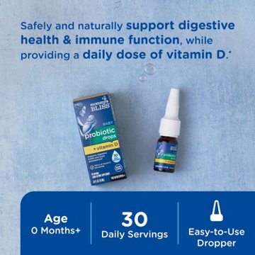 Mommy's Bliss Probiotc Drops Vitamin D, .34 oz