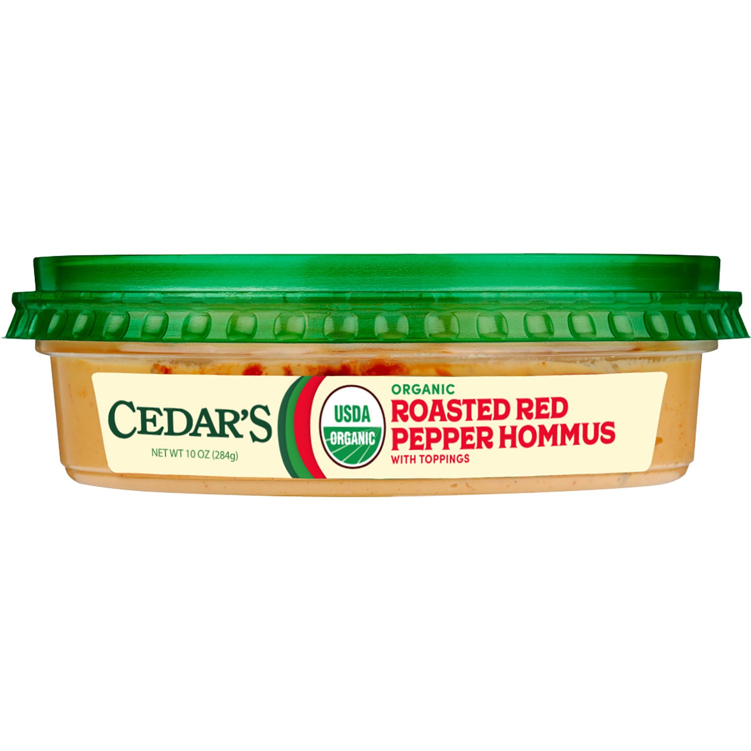 Cedar's Organic Roasted Red Pepper Hommus - Shop Dip At H-E-B