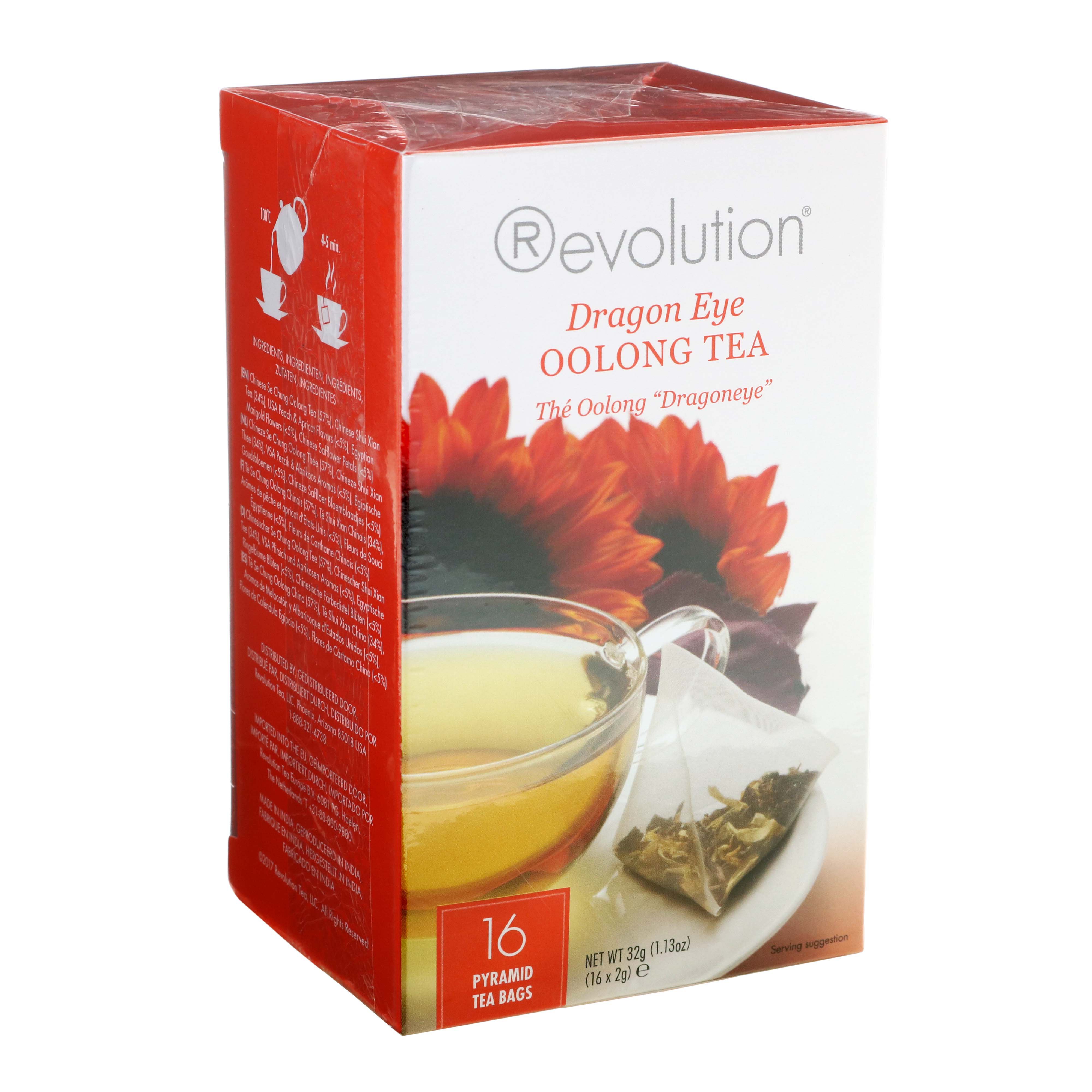Revolution Revolution Dragon Eye Oolong Tea Bags Shop Tea at HEB