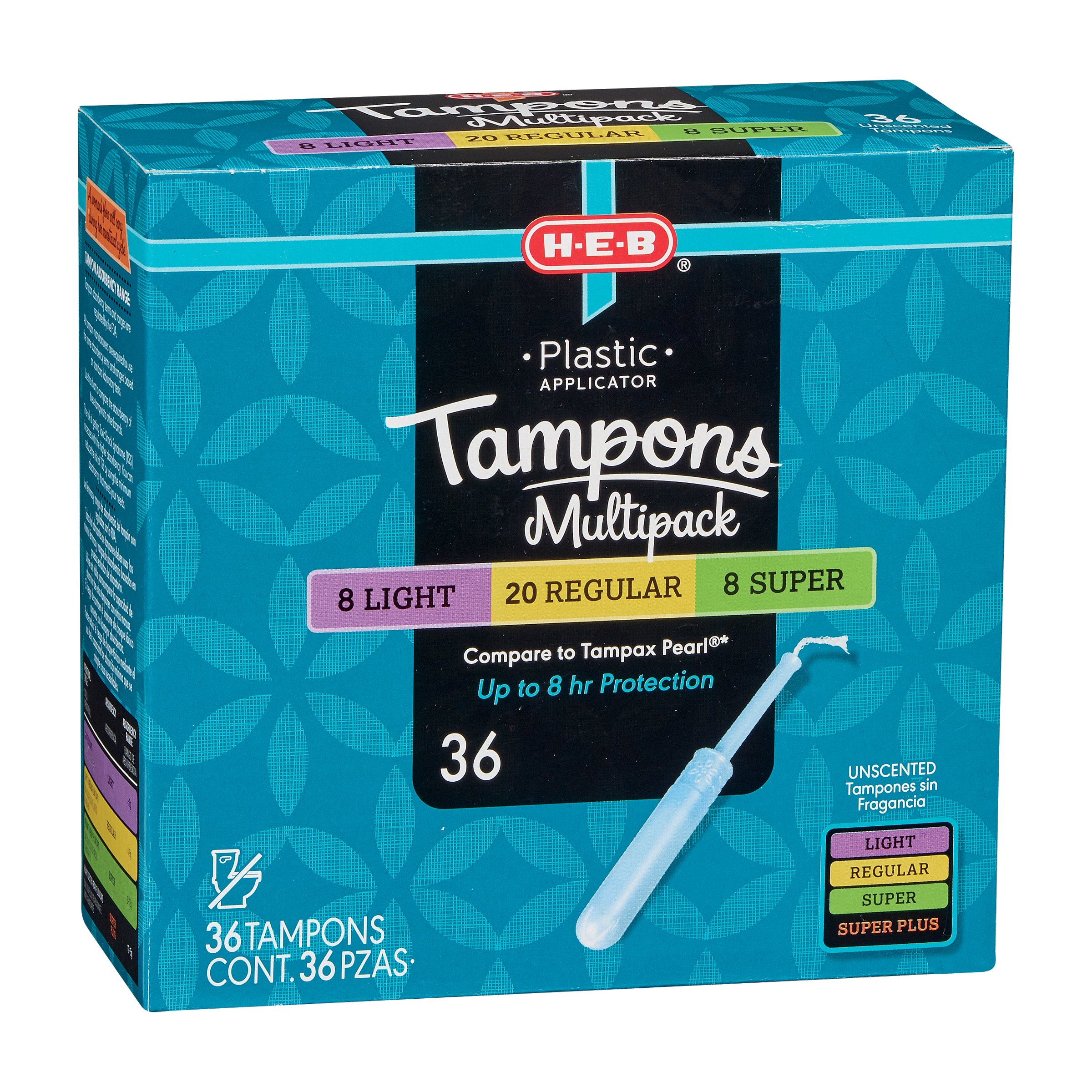 H-E-B Plastic Tampons Multipack - Shop Tampons At H-E-B