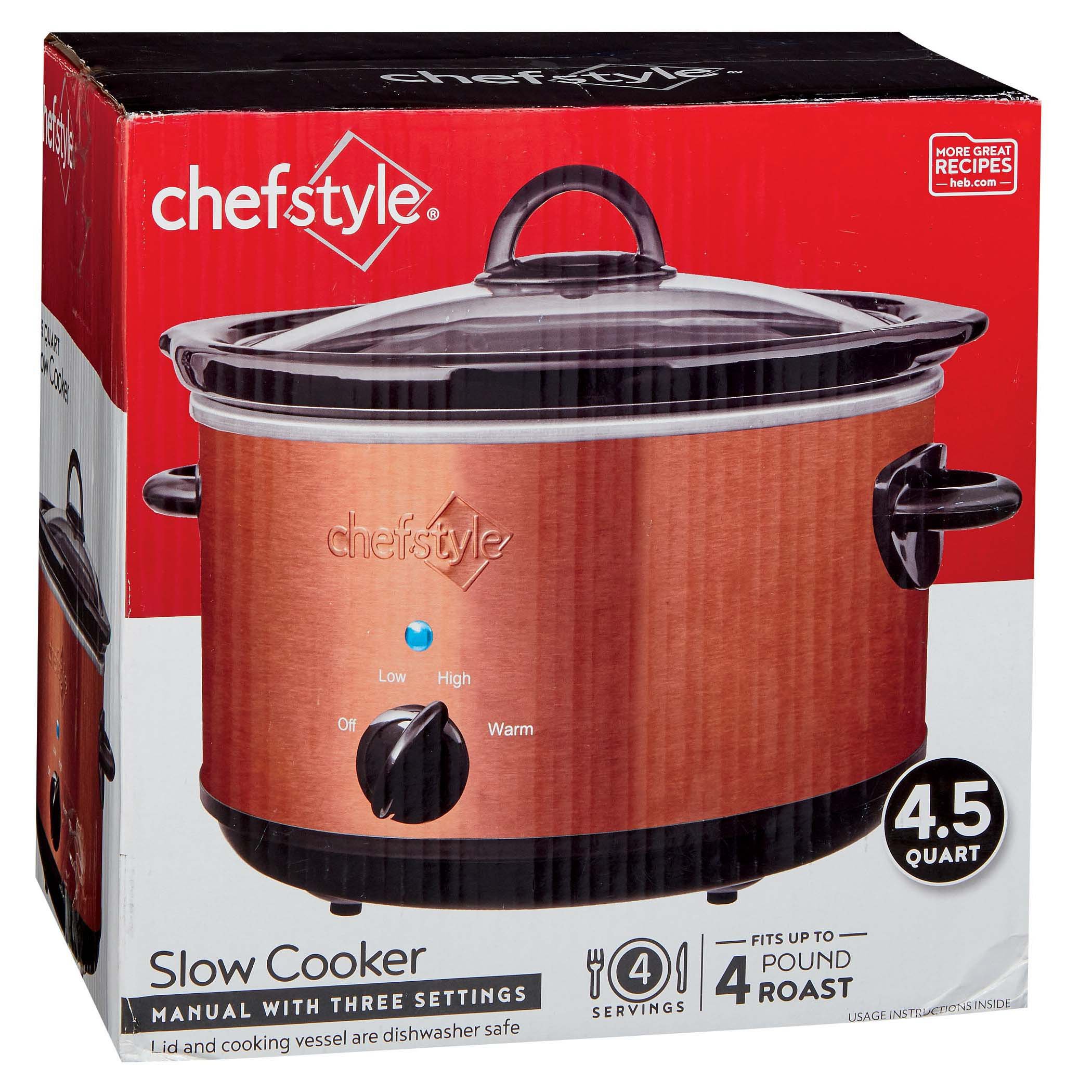 chefstyle Copper Slow Cooker Shop Appliances at HEB