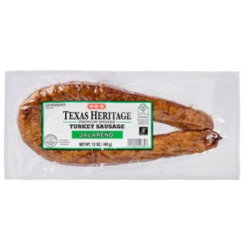 H-E-B Texas Heritage Smoked Turkey Sausage - Jalapeno