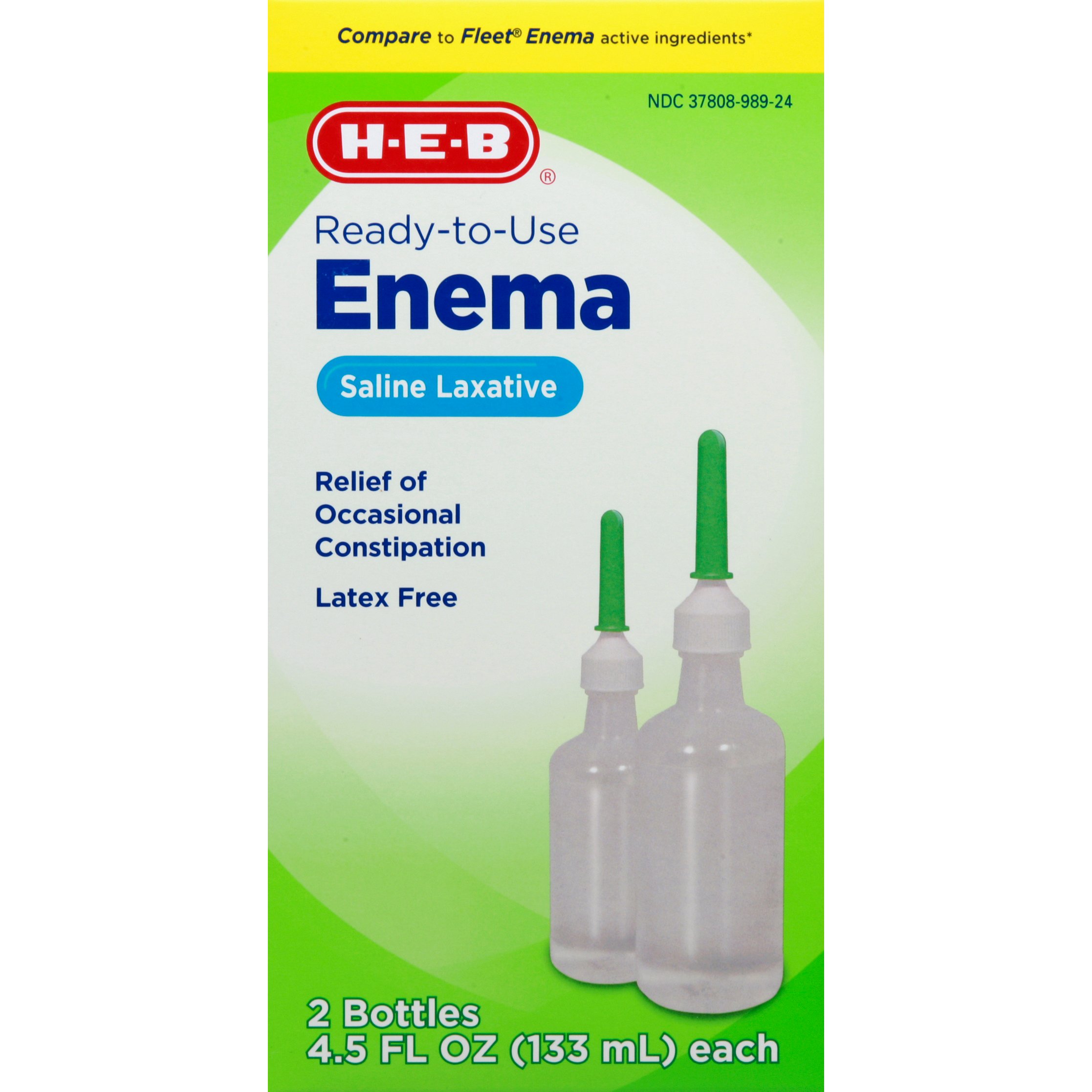 HEB Enema Saline Laxative Shop Digestion & Nausea at HEB