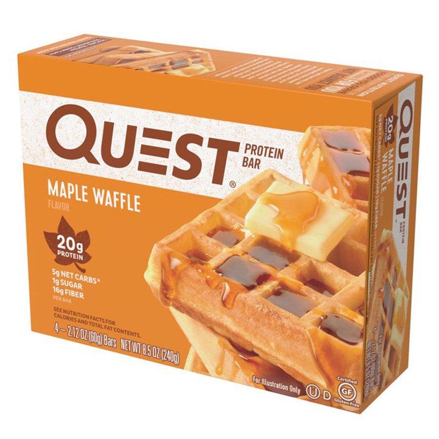 Quest Maple Waffle Protein Bars Shop Granola & Snack Bars at HEB