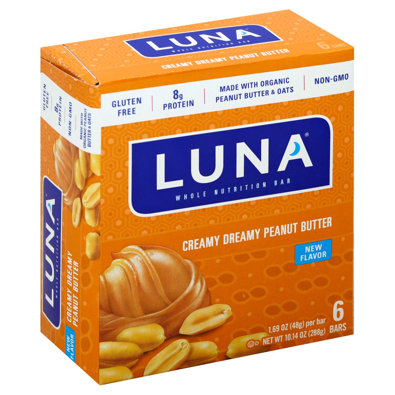 Luna Creamy Dreamy Peanut Butter Bars - Shop Granola & Snack Bars at H-E-B