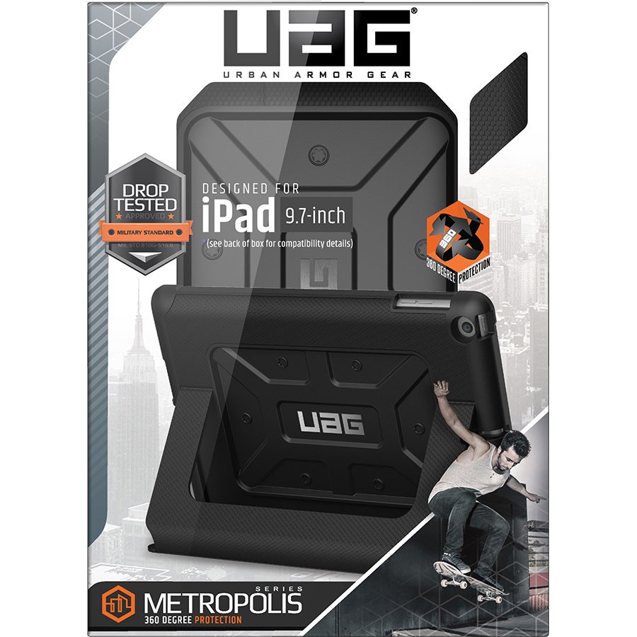 Urban Armor Gear Metropolis Folio Ipad Black Shop Cases Stands