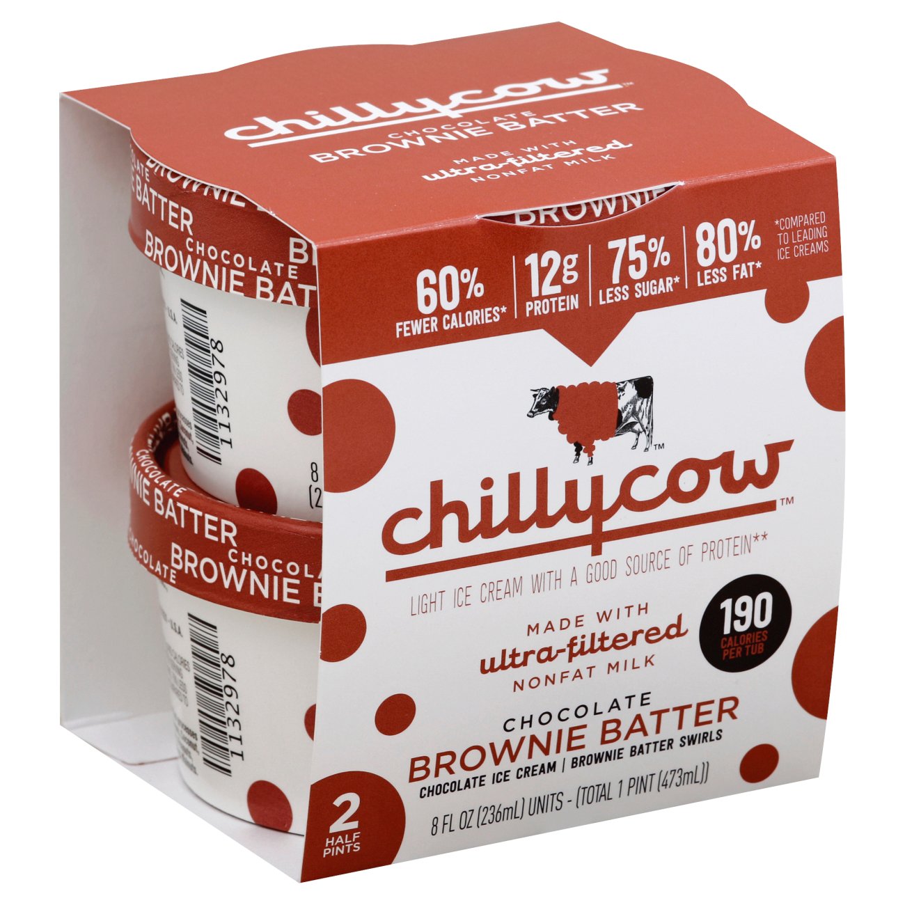 Chilly Cow Chocolate Brownie Batter Ice Cream Shop Ice cream at HEB