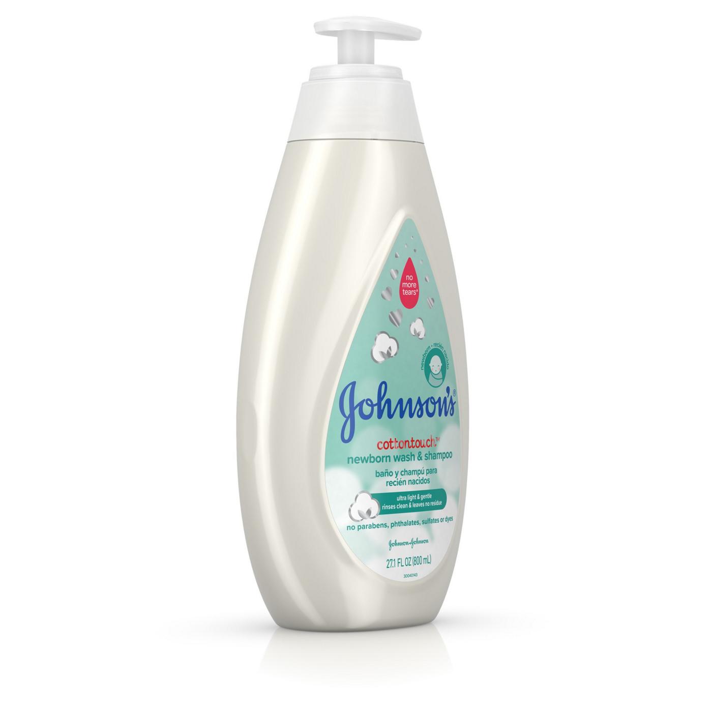 Johnson's Cottontouch Newborn Wash & Shampoo; image 4 of 4