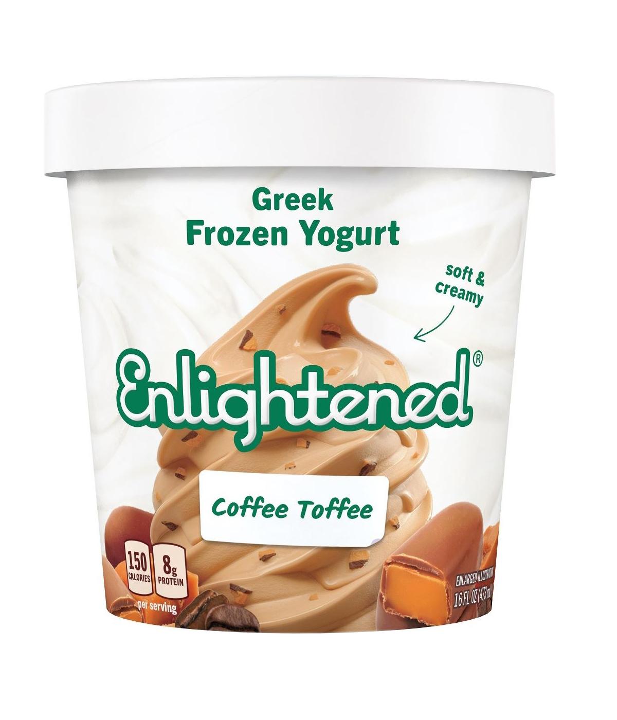 Enlightened Coffee Toffee Frozen Yogurt; image 1 of 2