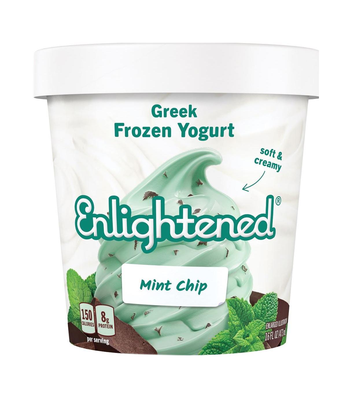 Enlightened Chocolate Chip Peppermint Partie Ice Cream Shop Frozen